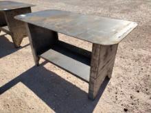 Unused 30'' x 57'' Welding Table w/Shelf