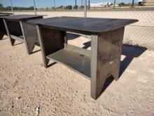 Unused 30'' x 57'' Welding Table w/Shelf