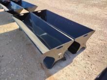 Unused (2) Heavy Duty 90'' Cattle Feeders