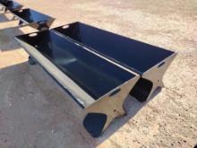 Unused (2) Heavy Duty 90'' Cattle Feeders