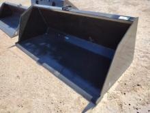 Unused 84 Skid Steer Snow/Litter Bucket w/Single Blade