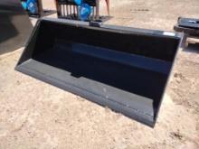 Unused 72 Skid Steer Bucket w/Single Blade
