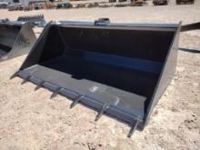 Unused 66 Skid Steer Bucket w/Teeth