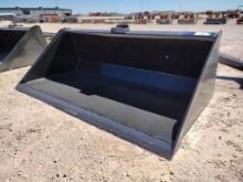 Unused 66 Skid Steer Bucket w/Single Blade