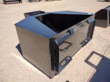 Unused 3/4'' CY. Skid Steer Concrete Placement Bucket