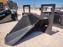 Unused 40'' Skid Steer Spade Bucket