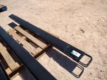 (1) Set Unused 84'' Light Duty Fork Extensions