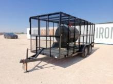 Trash Trailer w/Fuel Tank