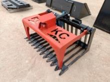 Unused Mini Universal Attach Skid Steer 48'' Skeleton Grapple
