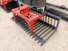 Unused 76'' Skid Steer Skeleton Grapple