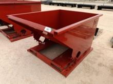 Unused 1.5 CY. Self Dumping Hopper w/Fork Pockets