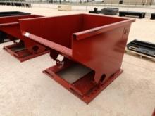 Unused 2 CY. Self Dumping Hopper w/Fork Pockets