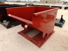 Unused 2 CY. Self Dumping Hopper w/Fork Pockets