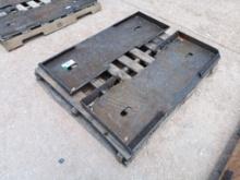 (2) Unused Formed Skid Steer Frames
