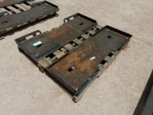 (2) Unused Formed Skid Steer Frames