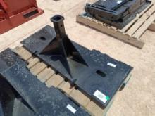 Unused 2'' Hitch Receiver V2 (Skid Steer Attachment)