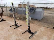 Unused 3/8'' Thick AR500 Dueling Tree Shooting Target