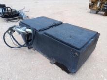 Fuel Transfer Tank Toolbox Combo w/Pump
