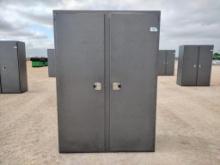 Unused 2 Door Storage Cabinet