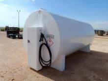 Unused 4,000 Gallon Fuel Storage Tank w/Pump