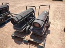 (2) Diesel Shop Heaters