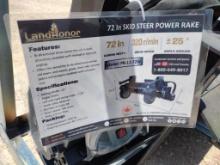 Unused Landhonor PR-12-72W 72'' Skid Steer Power Rake