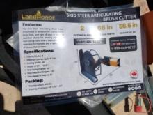 Unused Landhonor ABC-13-125A Skid Steer Articulating Brush Cutter