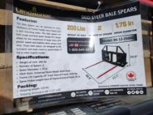 Unused Landhonor Skid Steer Bale Spears