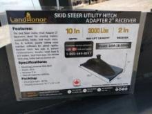 Unused Landhonor UHA-16-3000G Skid Steer Utility Hitch Adapter