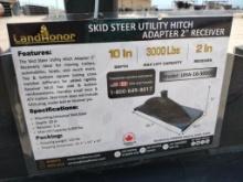 Unused Landhonor UHA-16-3000G Skid Steer Utility Hitch Adapter