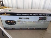 Unused Landhonor 36'' Round Metal Fire Pit Ring