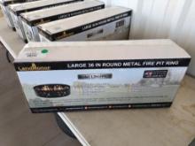 Unused Landhonor 36'' Round Metal Fire Pit Ring