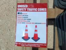 (50) Unused Safety Traffic Cones