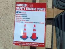 (50) Unused Safety Traffic Cones