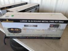 Unused Landhonor 36'' Round Metal Fire Pit Ring