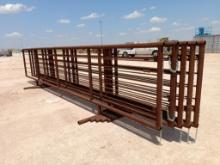 (6) 24Ft Free Standing Fence Panels
