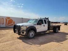2015 Ford F-550 XLT Super Duty Flatbed Pickup