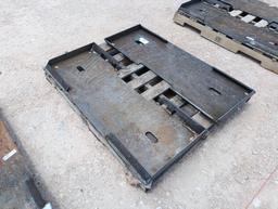 (2) Unused Formed Skid Steer Frames