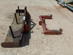 Quick Hitch, 3 Point Hitch Barbed Wire Spools Holder