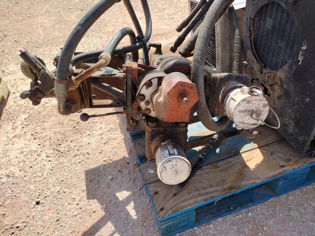 Hydraulic Blow Pump w/HydraFlow Oil Cooler & idle free APU Unit