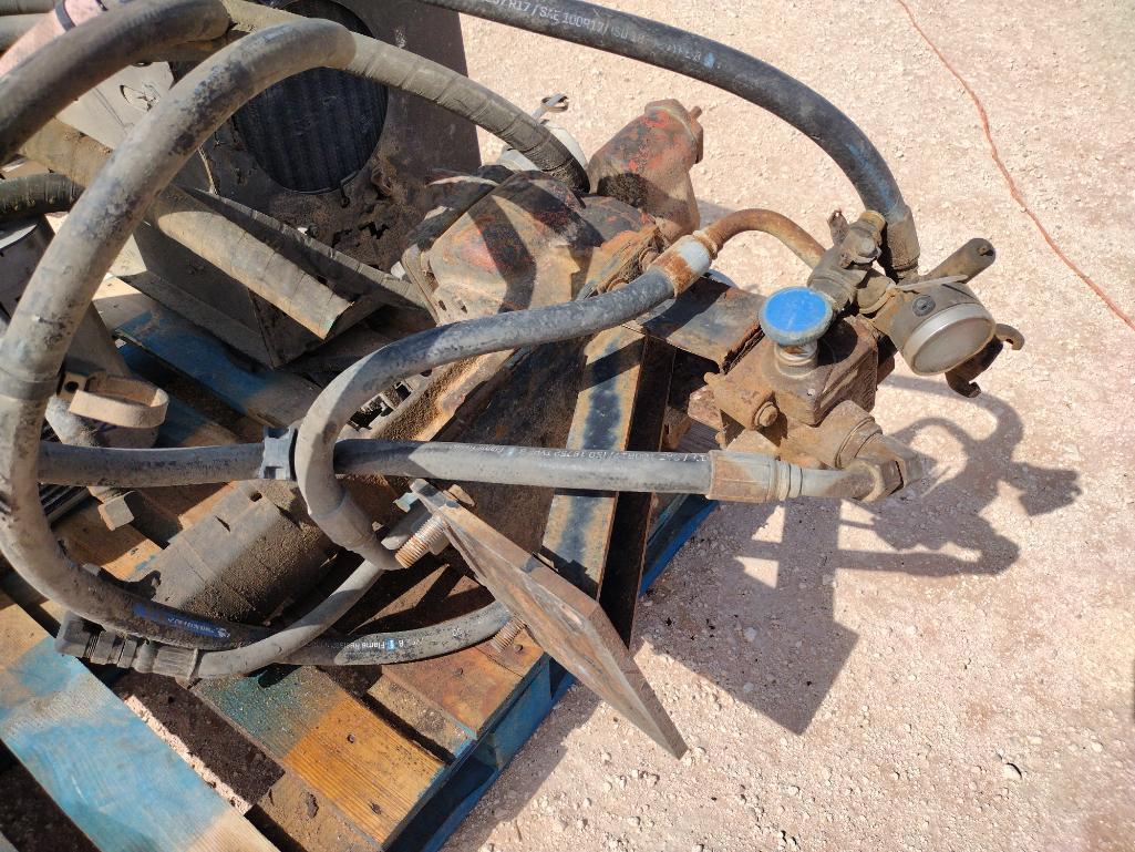 Hydraulic Blow Pump w/HydraFlow Oil Cooler & idle free APU Unit