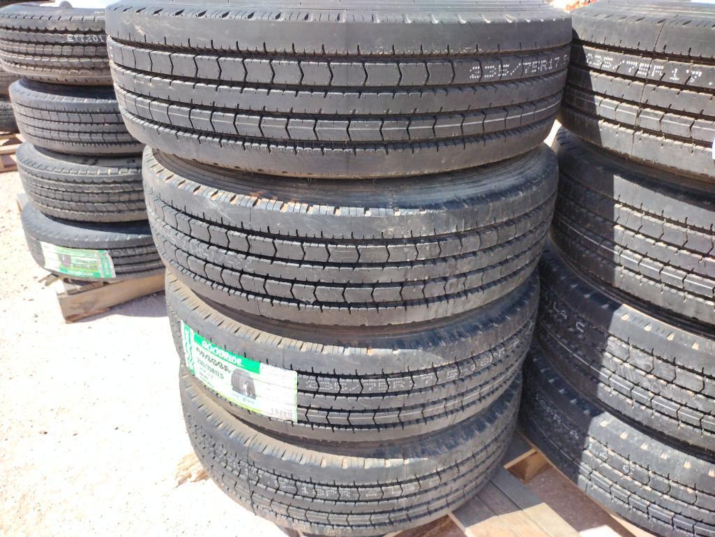 (8) Unused Trailer Wheels w/Tires 235/75 R 17.5