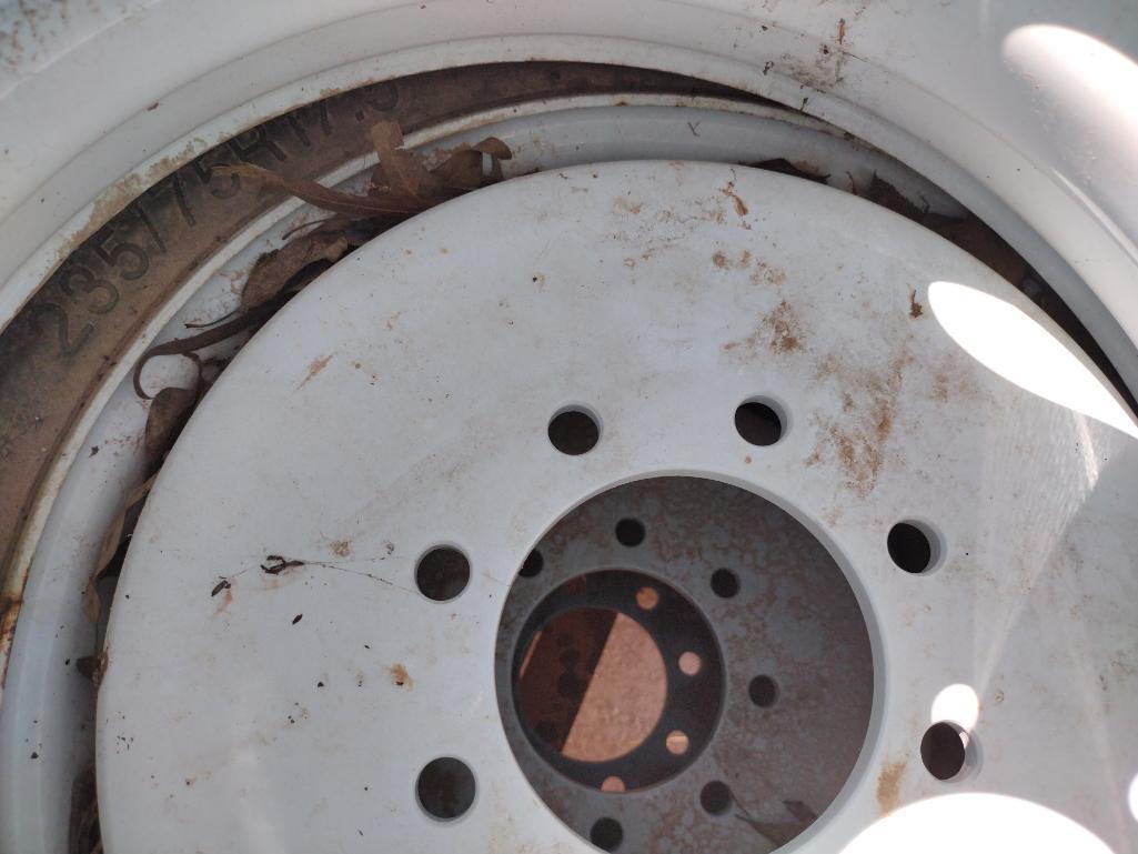 (8) Unused Trailer Wheels w/Tires 235/75 R 17.5