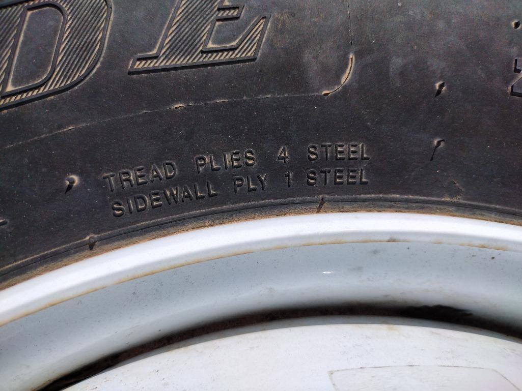 (8) Unused Trailer Wheels w/Tires 235/75 R 17.5