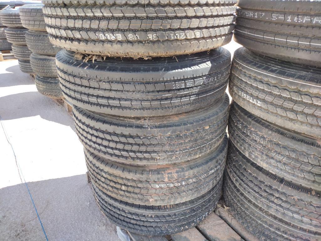 (10) Unused Trailer Wheels w/Tires 215/75 R 17.5