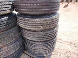 (10) Unused Trailer Wheels w/Tires 215/75 R 17.5