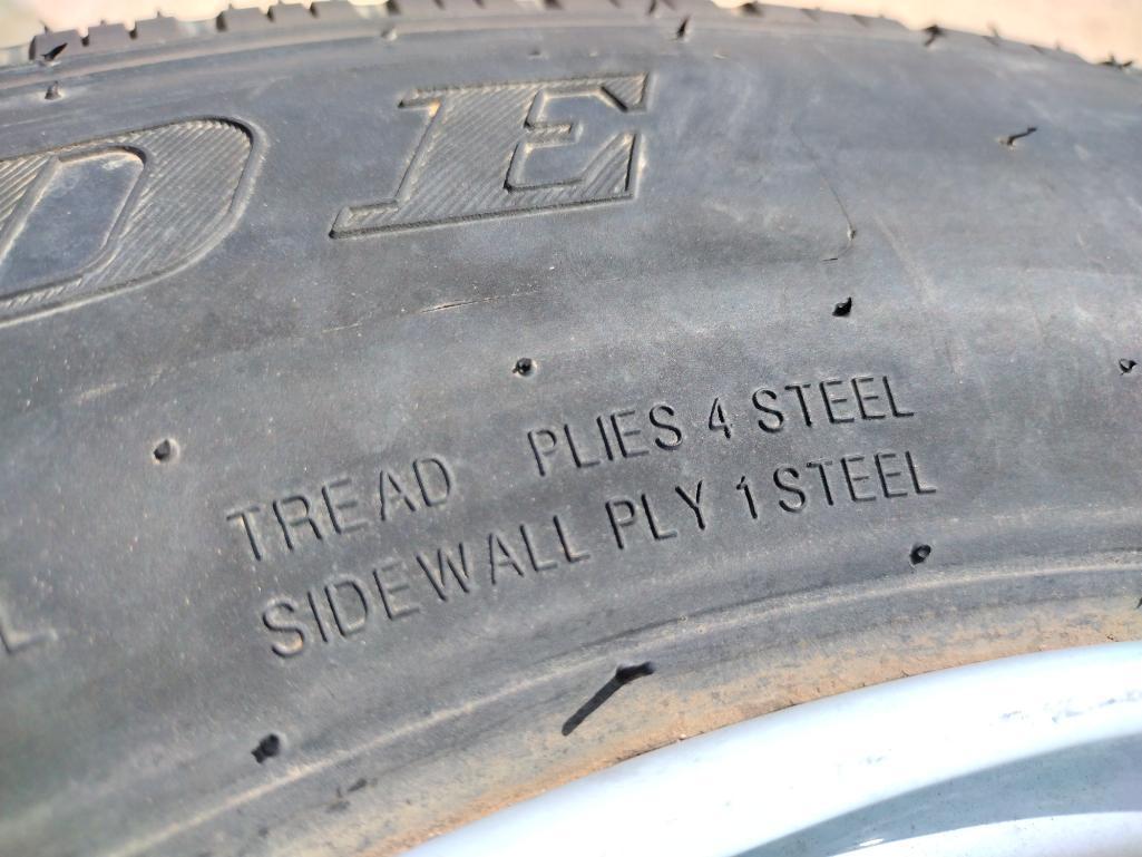 (10) Unused Trailer Wheels w/Tires 215/75 R 17.5