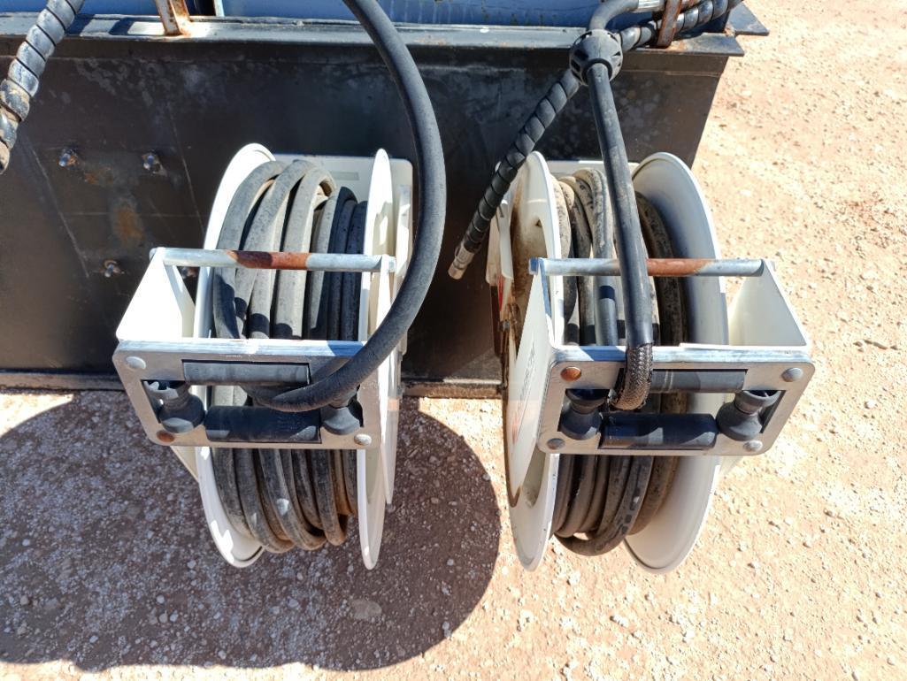 (2) Oil Storage Tanks w/Containment & (2) Hose Reels