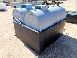(2) Oil Storage Tanks w/Containment & (2) Hose Reels