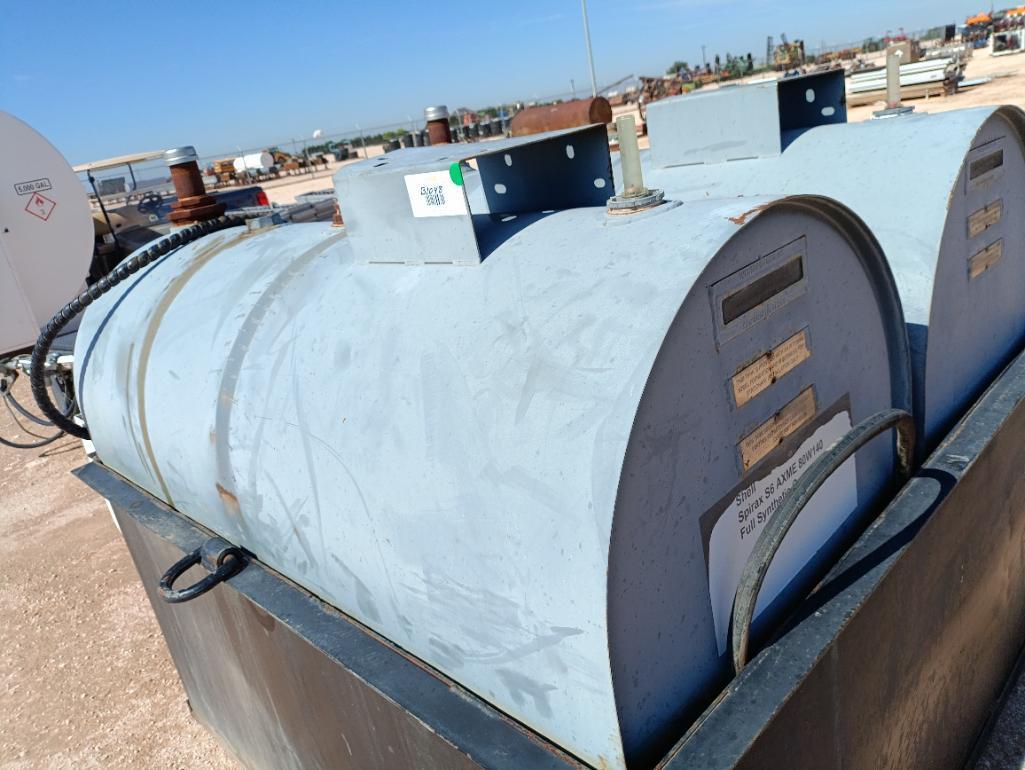 (2) Oil Storage Tanks w/Containment & (2) Hose Reels